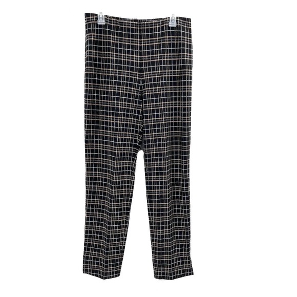 J. Jill Pants - J. Jill Plaid Pull On Ponte Slim Leg Pants